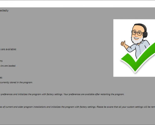 afbeelding Safe Mode in Cubase