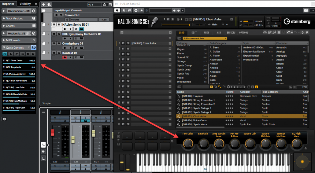 Afbeelding Instrument Track Halion Sonic