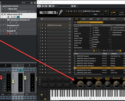 Afbeelding Instrument Track Halion Sonic